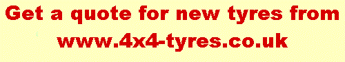 Click here to get a tyre quote for your 4x4