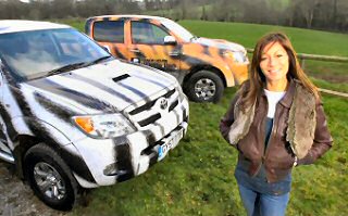 Jungle star Anna picks go-anywhere Hilux for wildlife park patrol